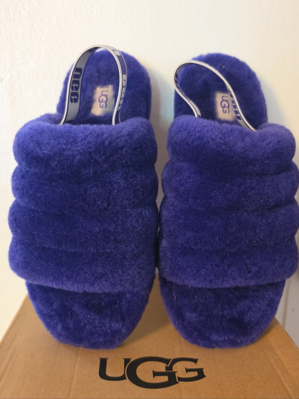 UGG Cozy Fuzz Slider in Purple Color - Picture 4 of 13